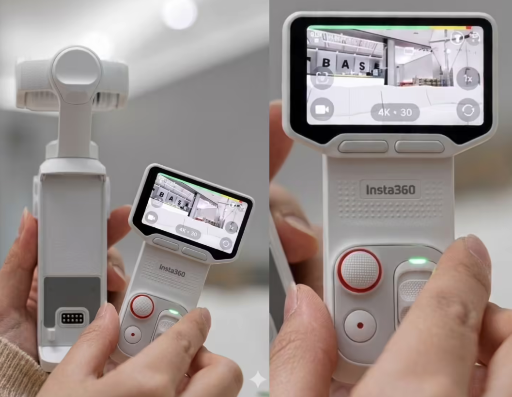 l模块化设计革新！影石Insta360 Luna Ultra可拆卸屏设计曝光 评测即将解禁